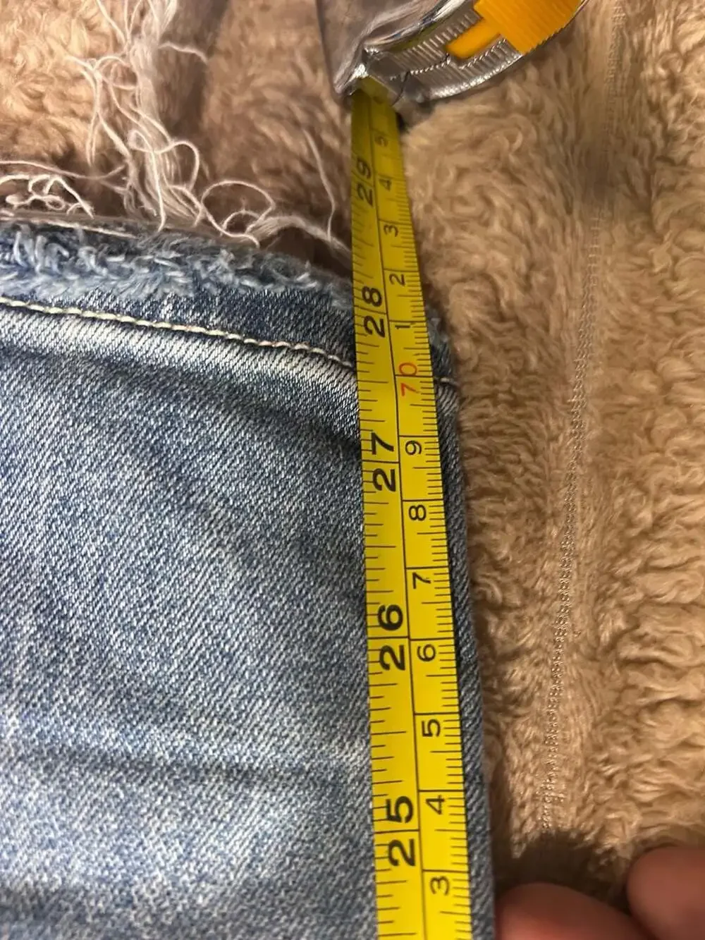 0004.) Judy Blue High Rise Button Fly Distressed Boyfriend Fit Jeans 13/31